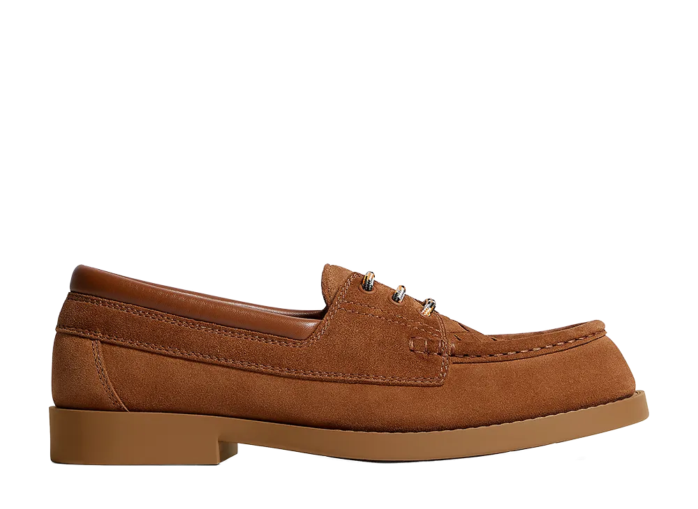 Bottega Veneta Pia Boat Shoes "Tannin"