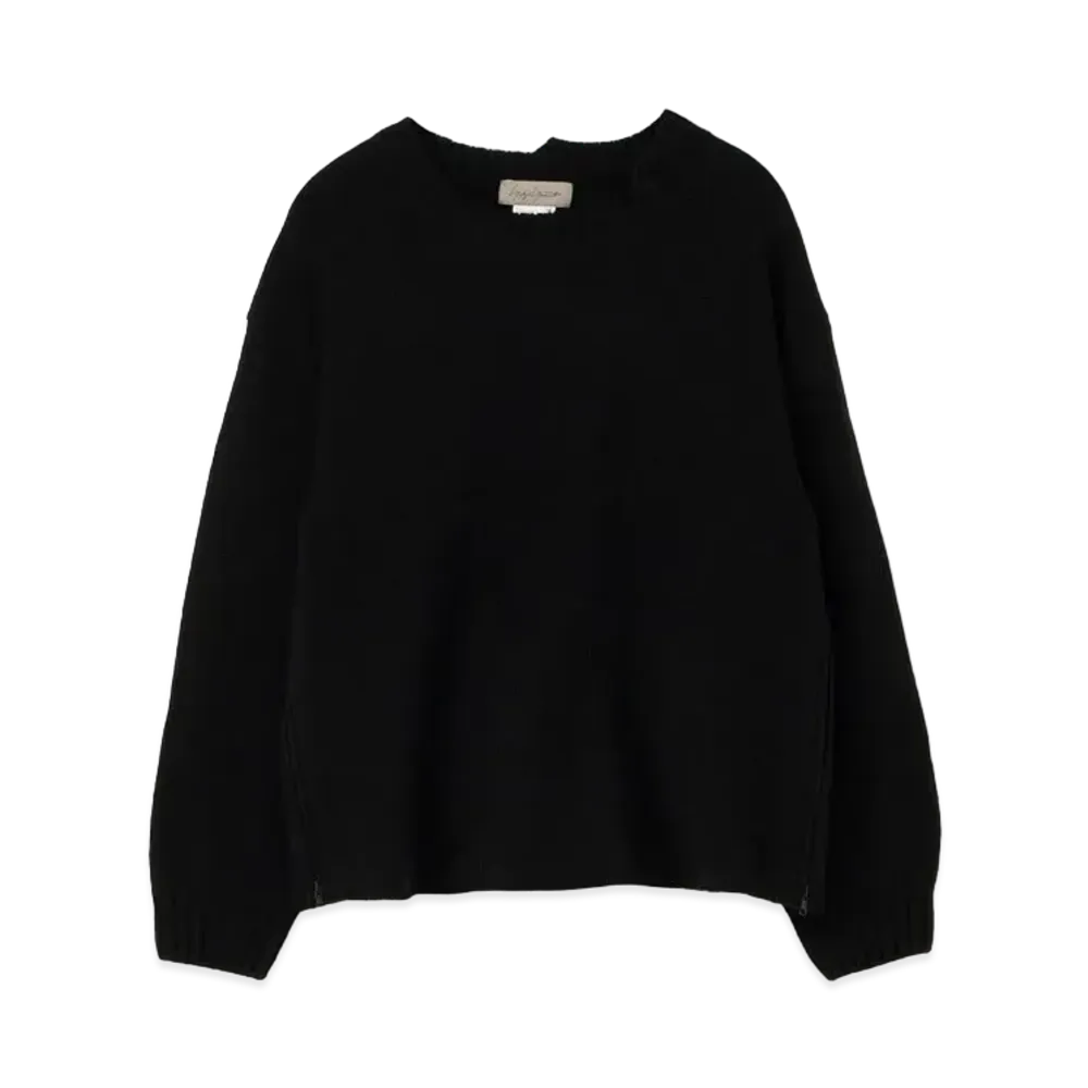 Yohji Yamamoto 5G PS 2X2 RIB BOTH SIDES ZIP OPEN PO "Black"