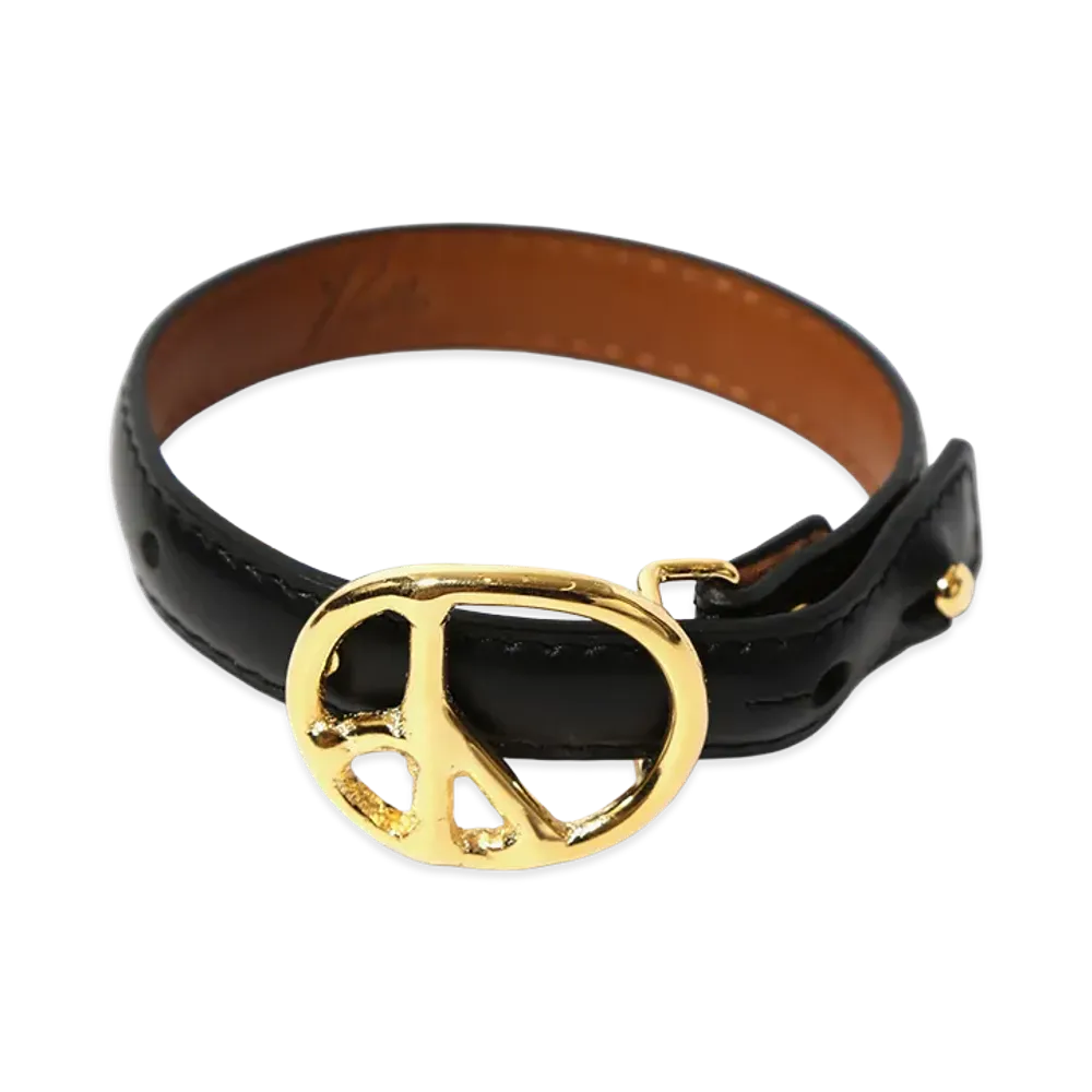 NEEDLES Peace Buckle Narrow Bracelet Steer "Black"
