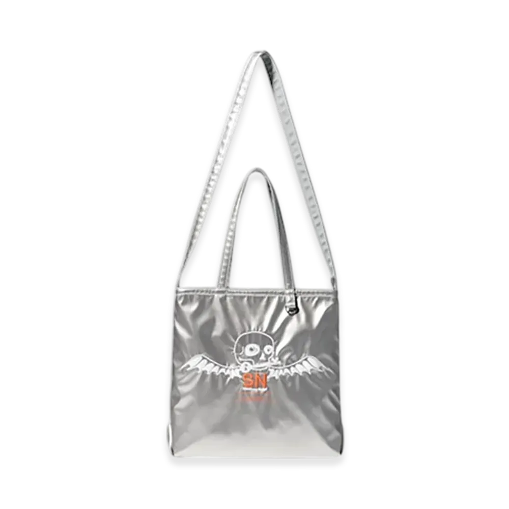 GU x UNDERCOVER Tote Bag "Silver"