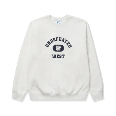 UNDEFEATED West Crewneck "Gray"