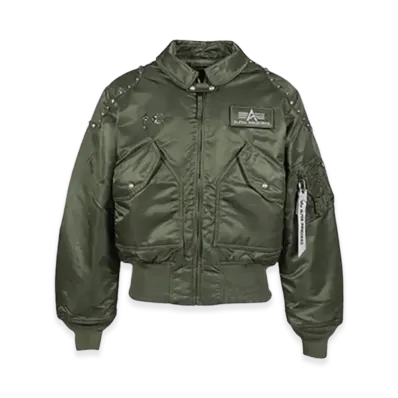 THUG CLUB x Alpha Industries AI CWU 45/P Flight Jacket "Rivet Version" "Sage"