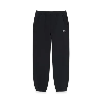 Stussy Overdyed Stock Logo Pants "Black"