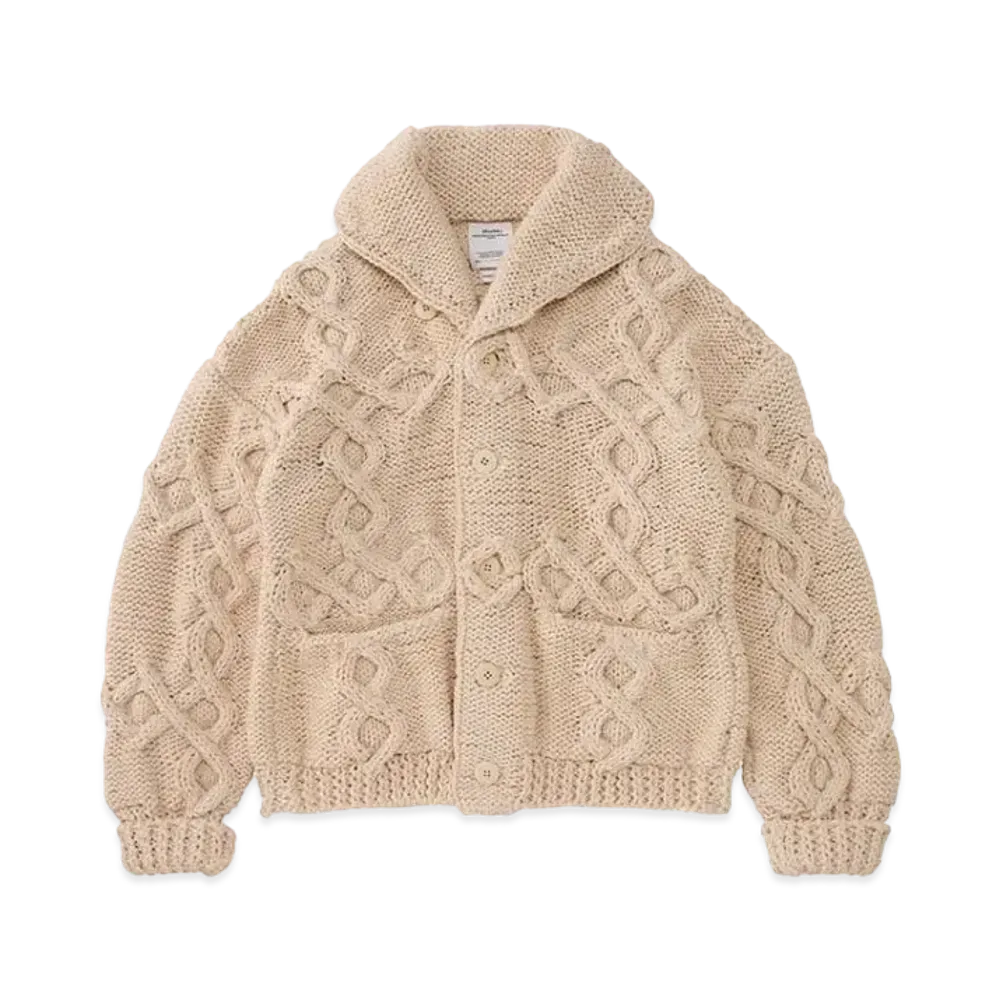 visvim Cowichan SB Hand-Knit "Ivory"