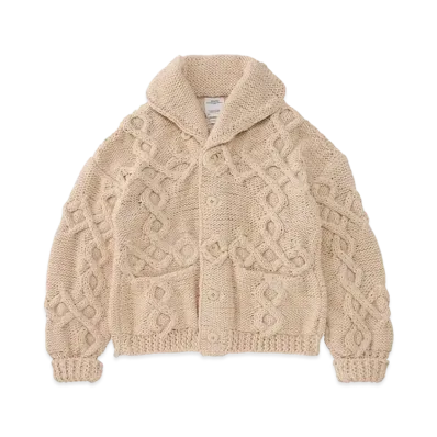 visvim Cowichan SB Hand-Knit "Ivory"