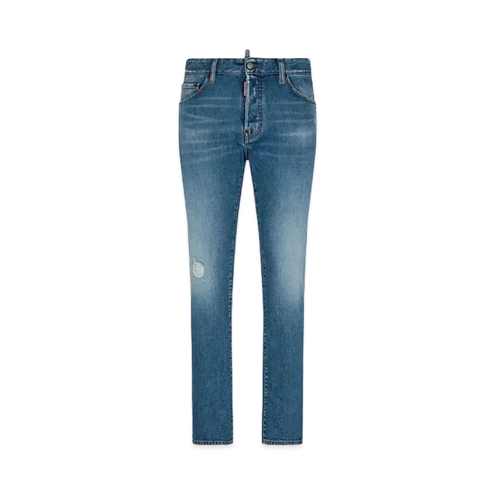 Dsquared2 Medium Preppy Wash Cool Guy Jeans "Navy"