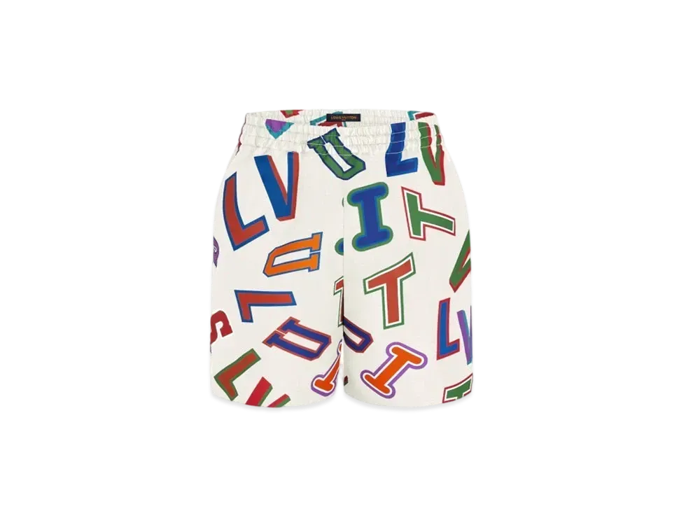 ルイヴィトン LVxNBA プリンテッドバスケットボールショーツ