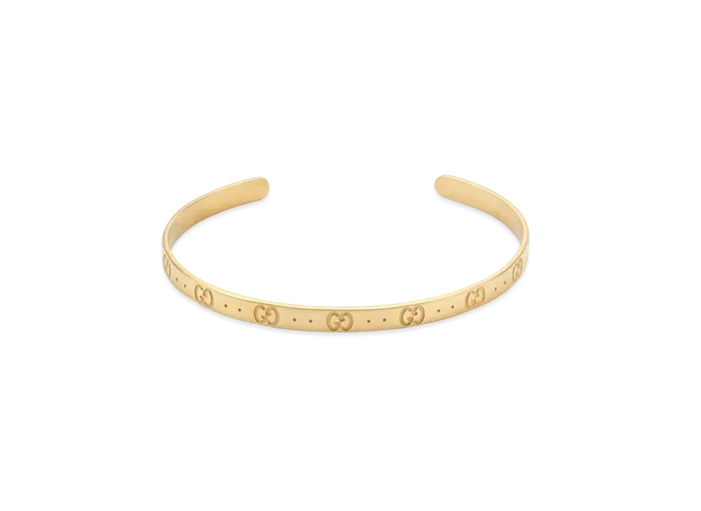GUCCI Gucci Icon Yellow Gold Bracelet "Gold"