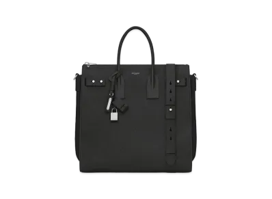 SAINT LAURENT Sac De Jour North/South In Grained Leather "Black"