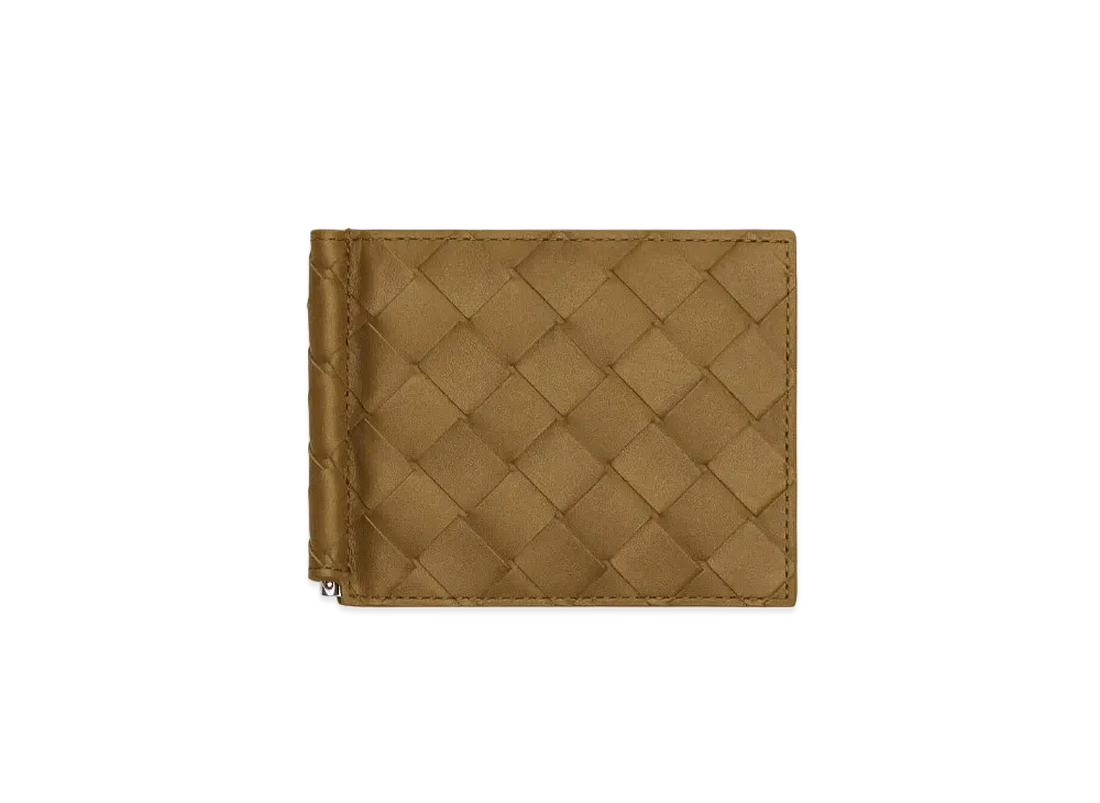 Bottega Veneta Bill Clip Wallet "Acorn"