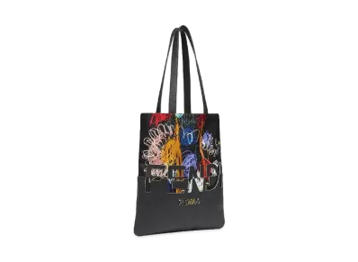 FENDI Flat Shopping Bag Nylon / Leather Bag "Multicolor"