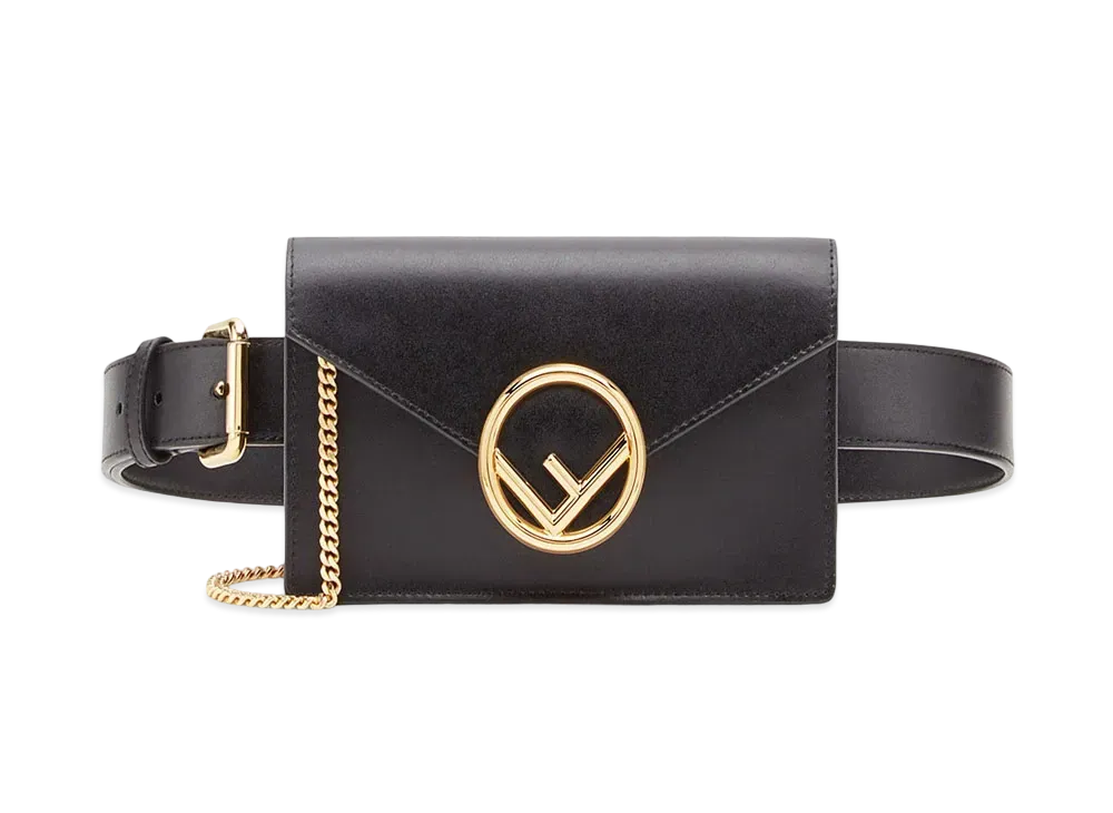 FENDI Belt Bag Leather Belt Bag "Black"