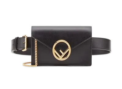 FENDI Belt Bag Leather Belt Bag "Black"
