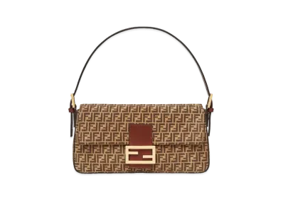 FENDI Baguette 1997 Split Leather Bag "Beige"