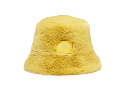 Jimmy Choo Cecy Faux Fur Bucket Hat "Sunshine"