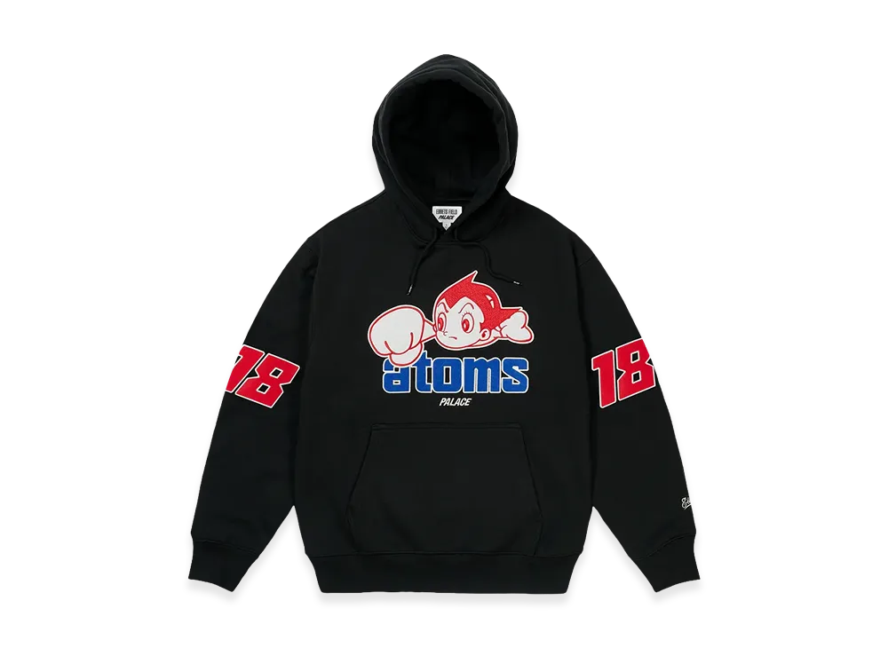 PALACE x SANKEI ATOMS Hood "Black"