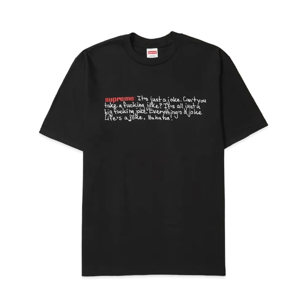 Supreme Joke Tee "Black"