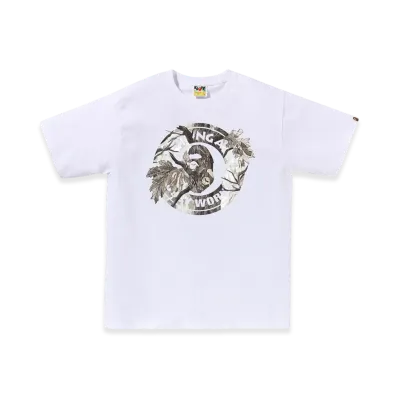 A BATHING APE Busy Works Tee "White/White"