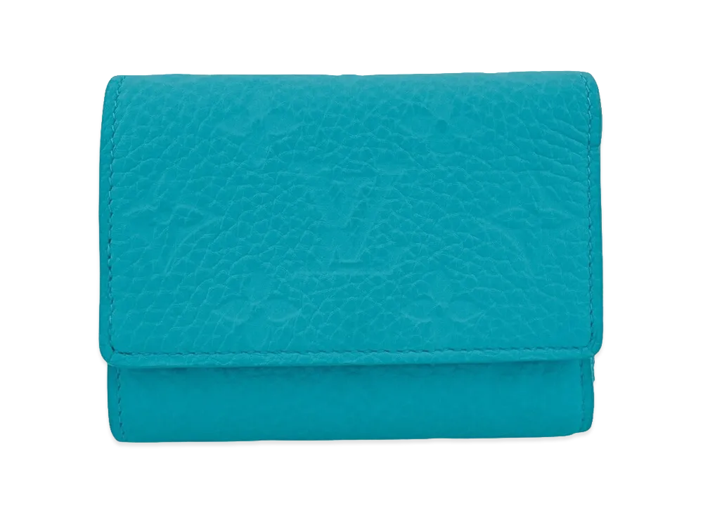 Louis Vuitton Tri-fold Wallet "Blue"