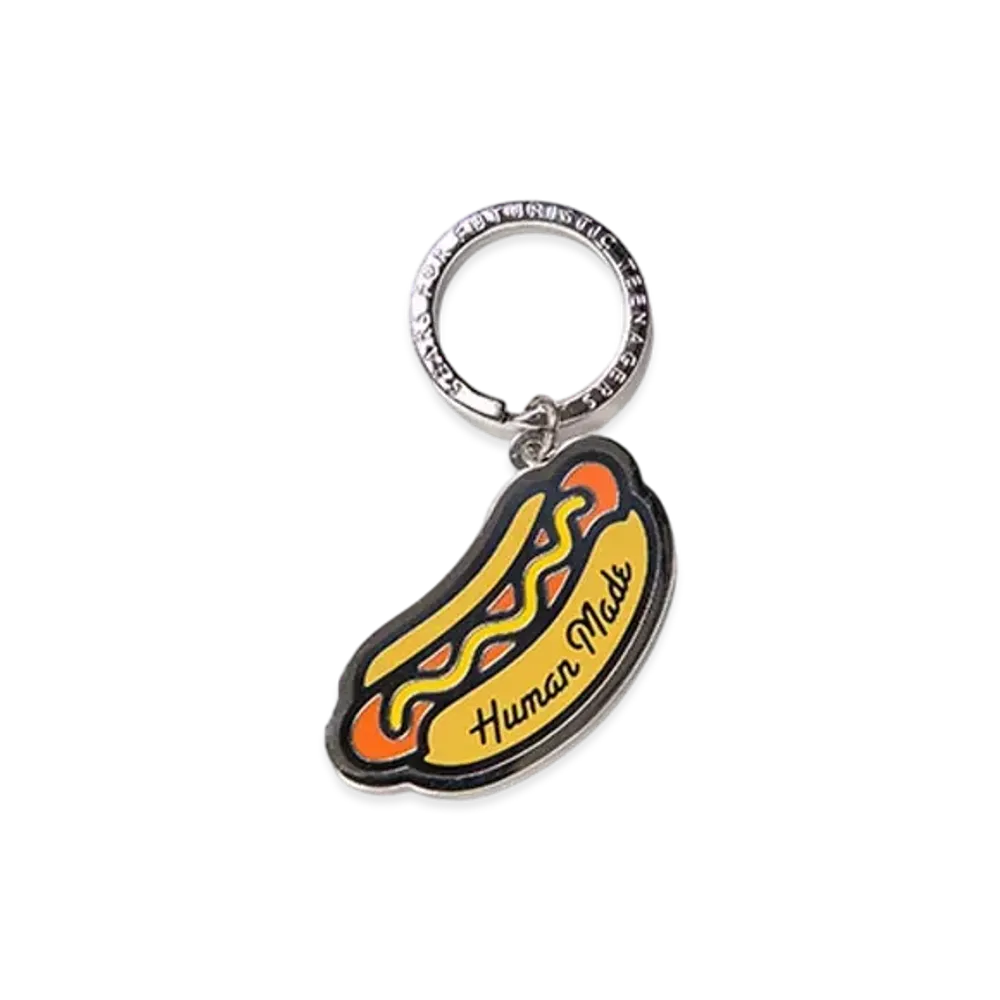 HUMAN MADE HOT DOG KEY CHARM "Yellow"