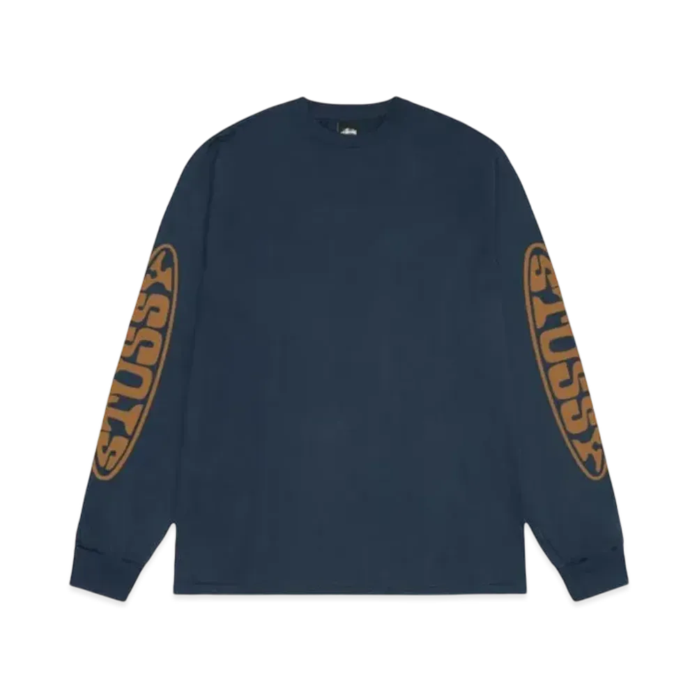 Stussy Pill LS Tee "Navy"
