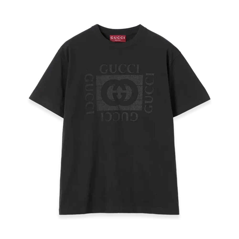 GUCCI 'Gucci Incrocio GG' T-Shirt "Black"