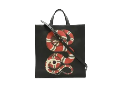 GUCCI GG Supreme 2eay Bag Kingsnake "Black"