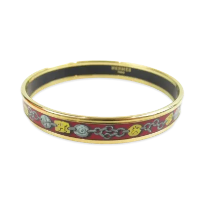 HERMES Email PM Bangle Bracelet "Multicolor"