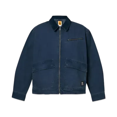 Timberland Men's Washed Canvas Jacket "Dark Sapphire"