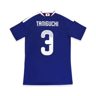 adidas Soccer Japan 2026 Home Replica Jersey #3 Shogo Taniguchi "Japan Blue/Ash Blue"