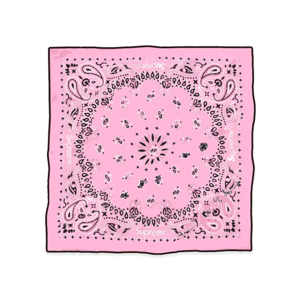 Supreme Silk Bandana "Pink"
