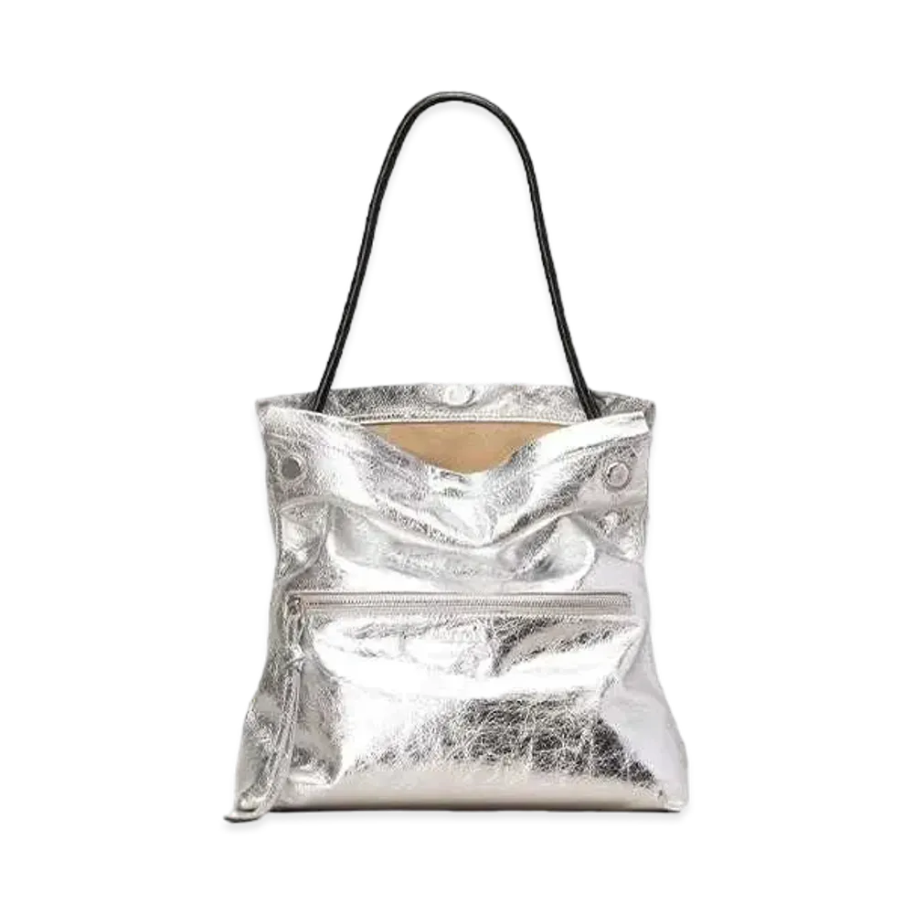 AMI PARIS Grocery Bag #1 "Silver"