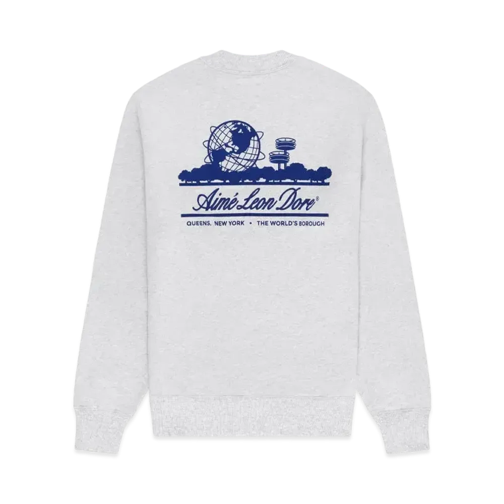 Aime Leon Dore Unisphere Crewneck Sweatshirt "Grey"