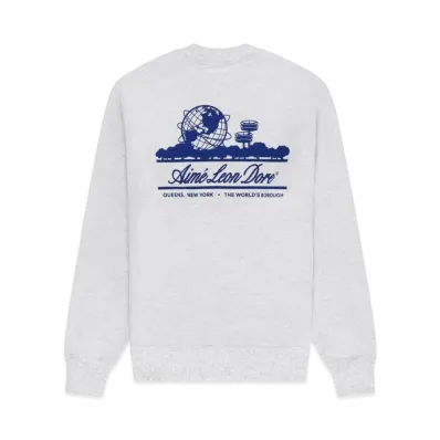 Aime Leon Dore Unisphere Crewneck Sweatshirt "Grey"