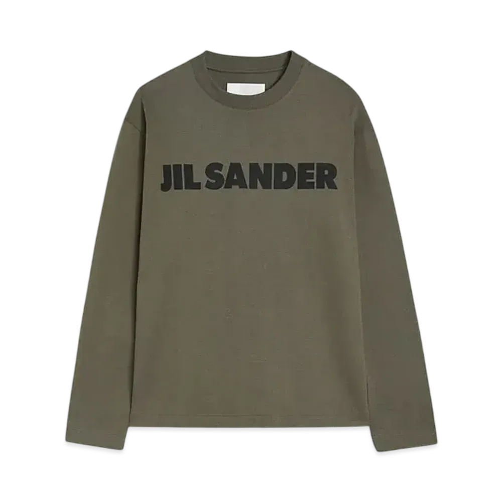 Jil Sander Women's Logo T-Shirt "Thyme Green"