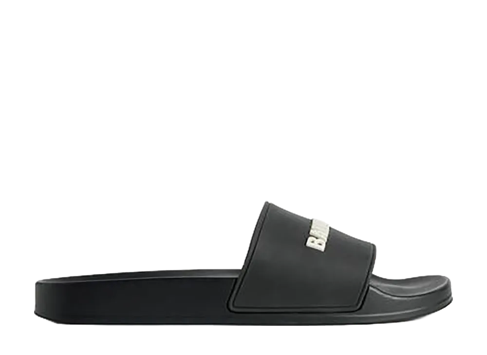 BALENCIAGA Pool Slide Sandal "Black"