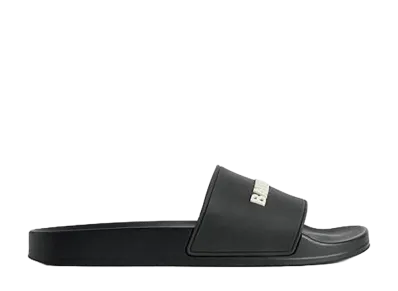 BALENCIAGA Pool Slide Sandal "Black"
