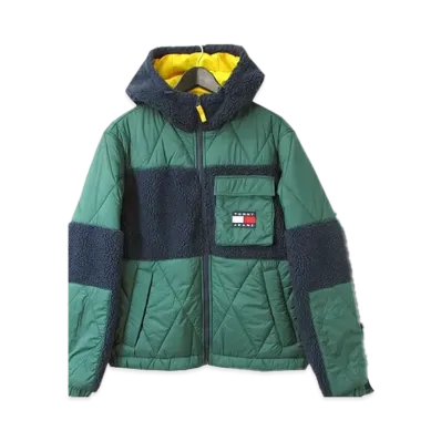 TOMMY JEANS Sherpa Quilt Mix Jacket Eu Model "RuralGreen"