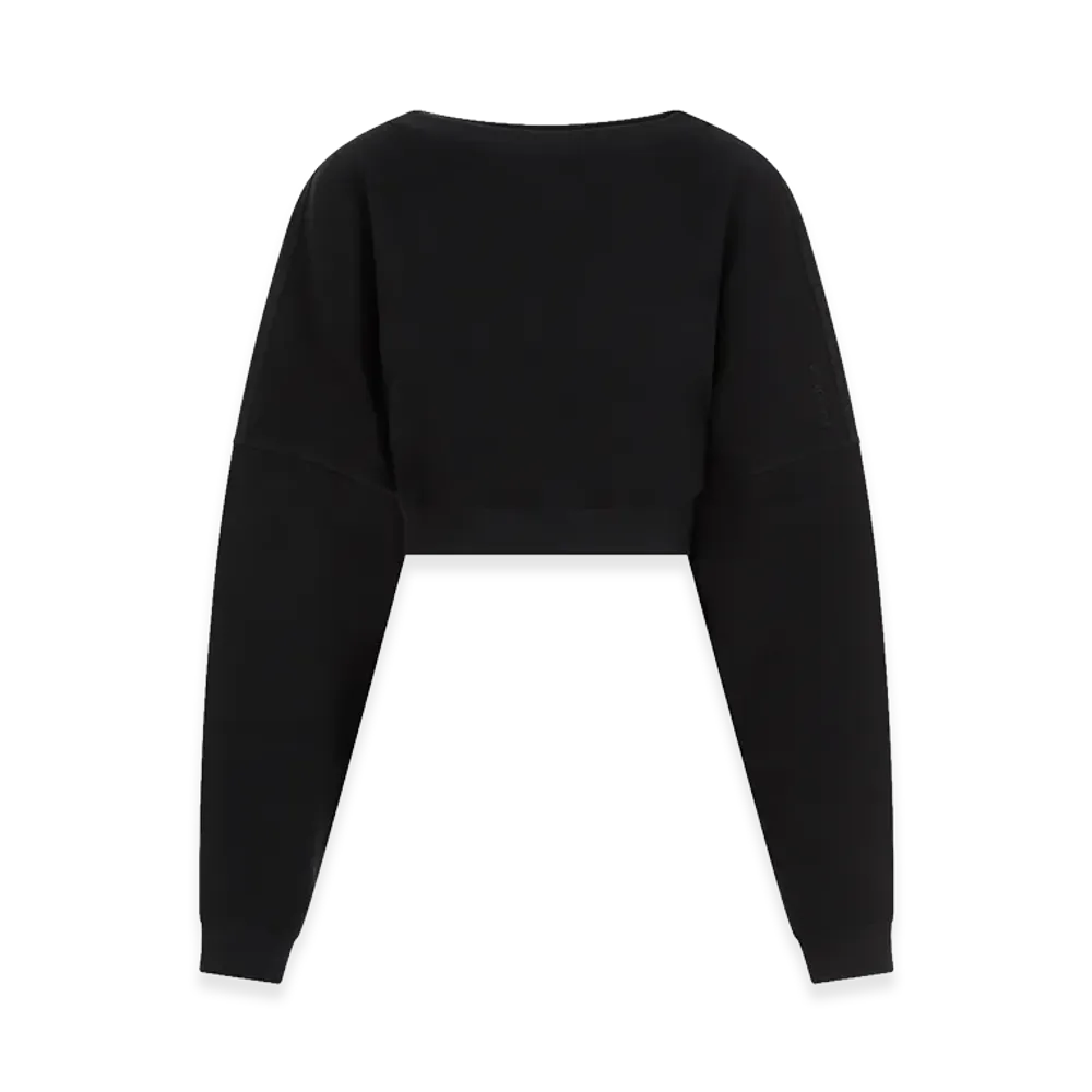 Saint Laurent Women's Cotton Sweatshirt "Black"