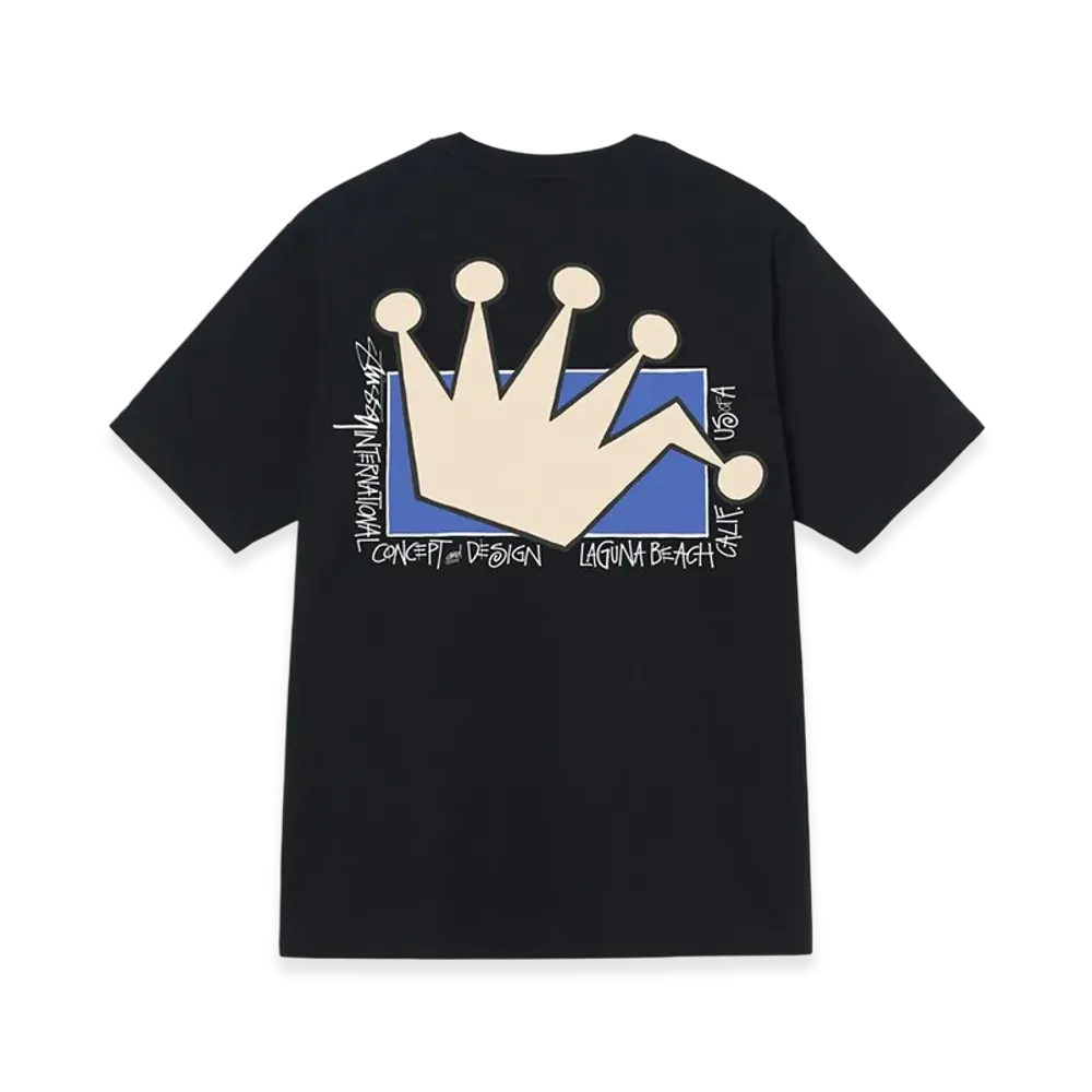 Stussy Lb Crown Tee "Black"
