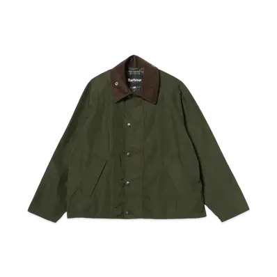 Barbour x BEAMS F Transport Jacket Polyester Memory Twill Jacket "Green"