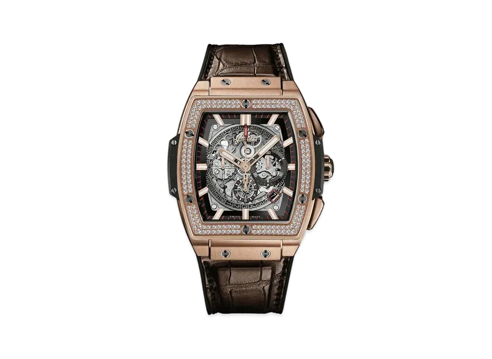 HUBLOT Spirit of Big Bang King Gold Diamonds 45mm