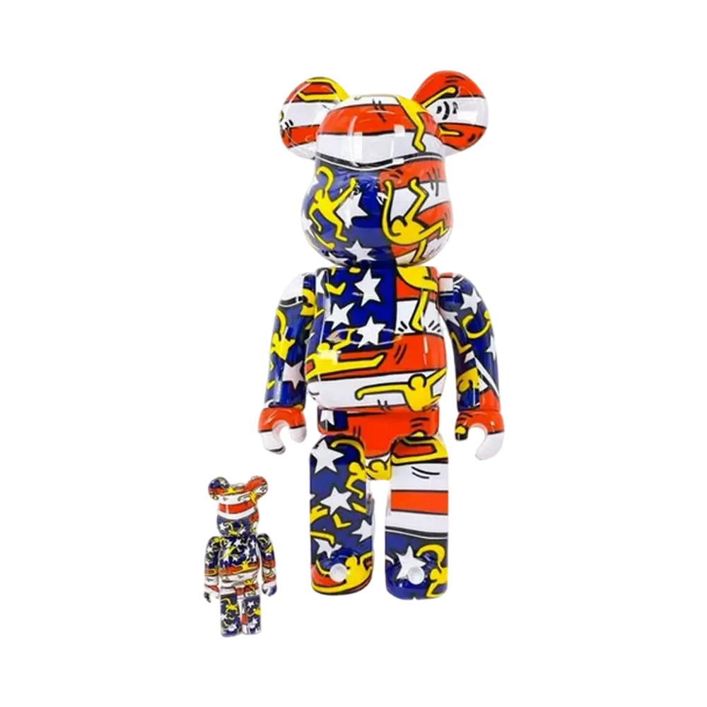 Bearbrick Keith Haring DesignerCon 100% & 400%