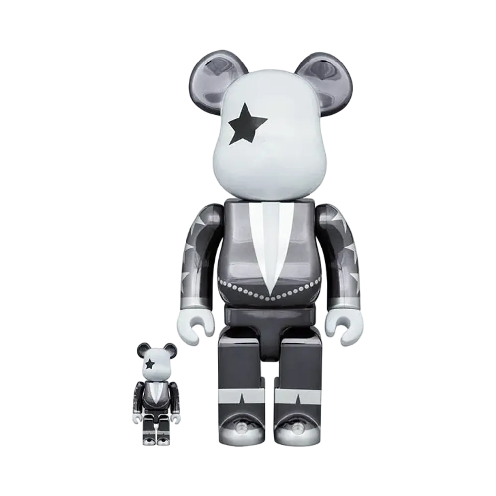 Bearbrick KISS STAR CHILD CHROME Ver.100% & 400%