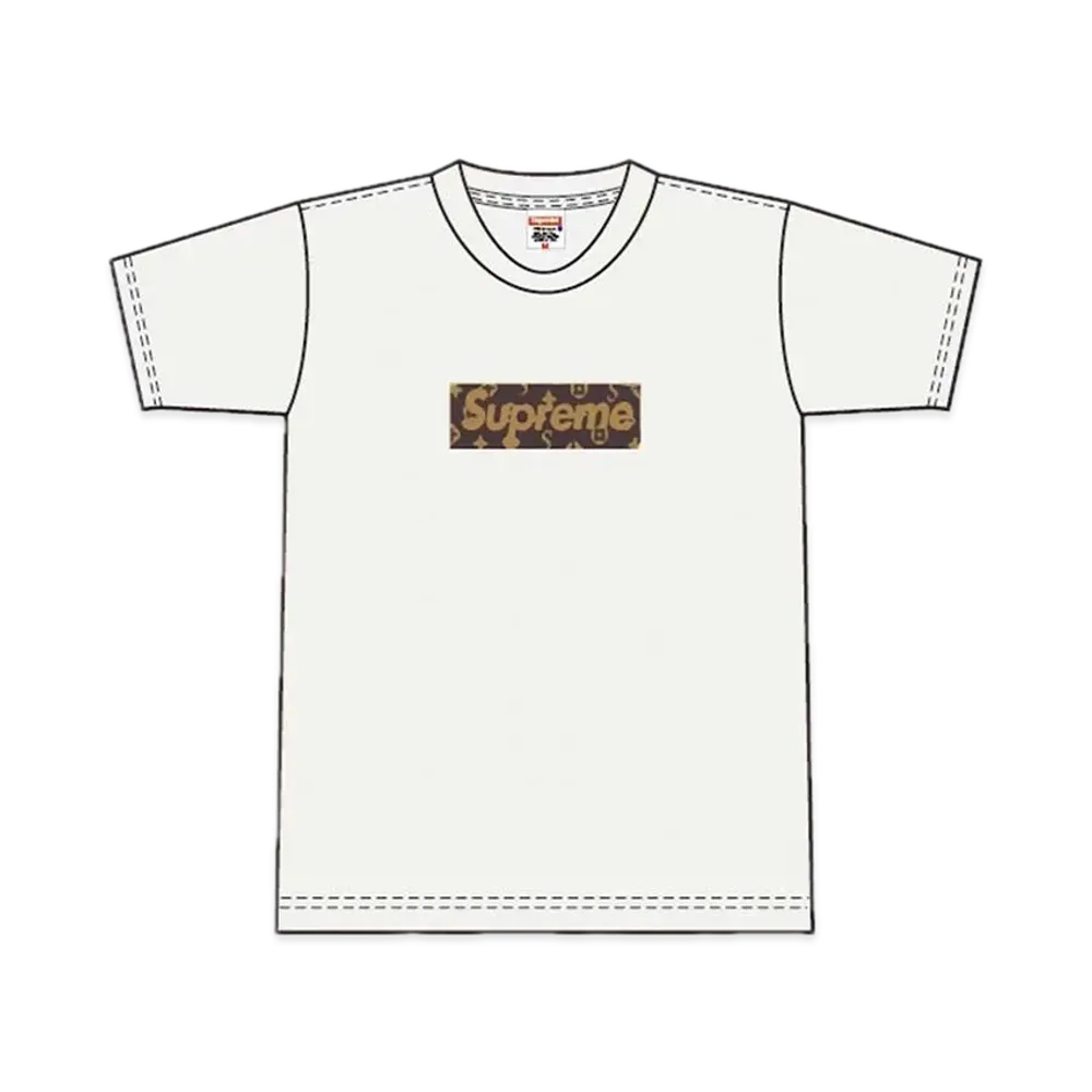 Supreme Vuitton Box Logo Tee "White"