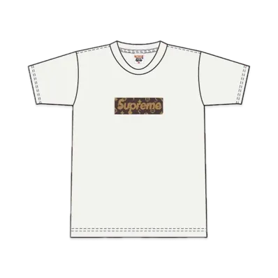 Supreme Vuitton Box Logo Tee "White"