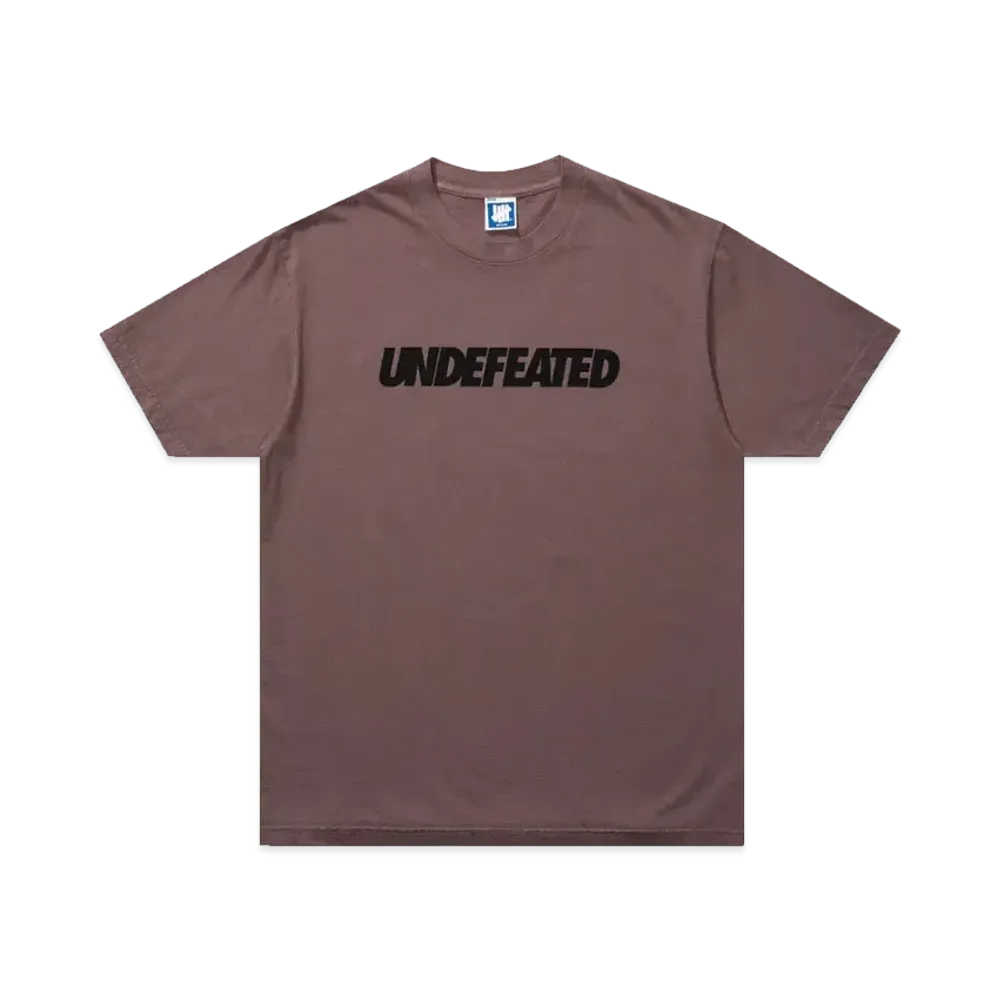 UNDEFEATED Logo S/S Tee "Brown"