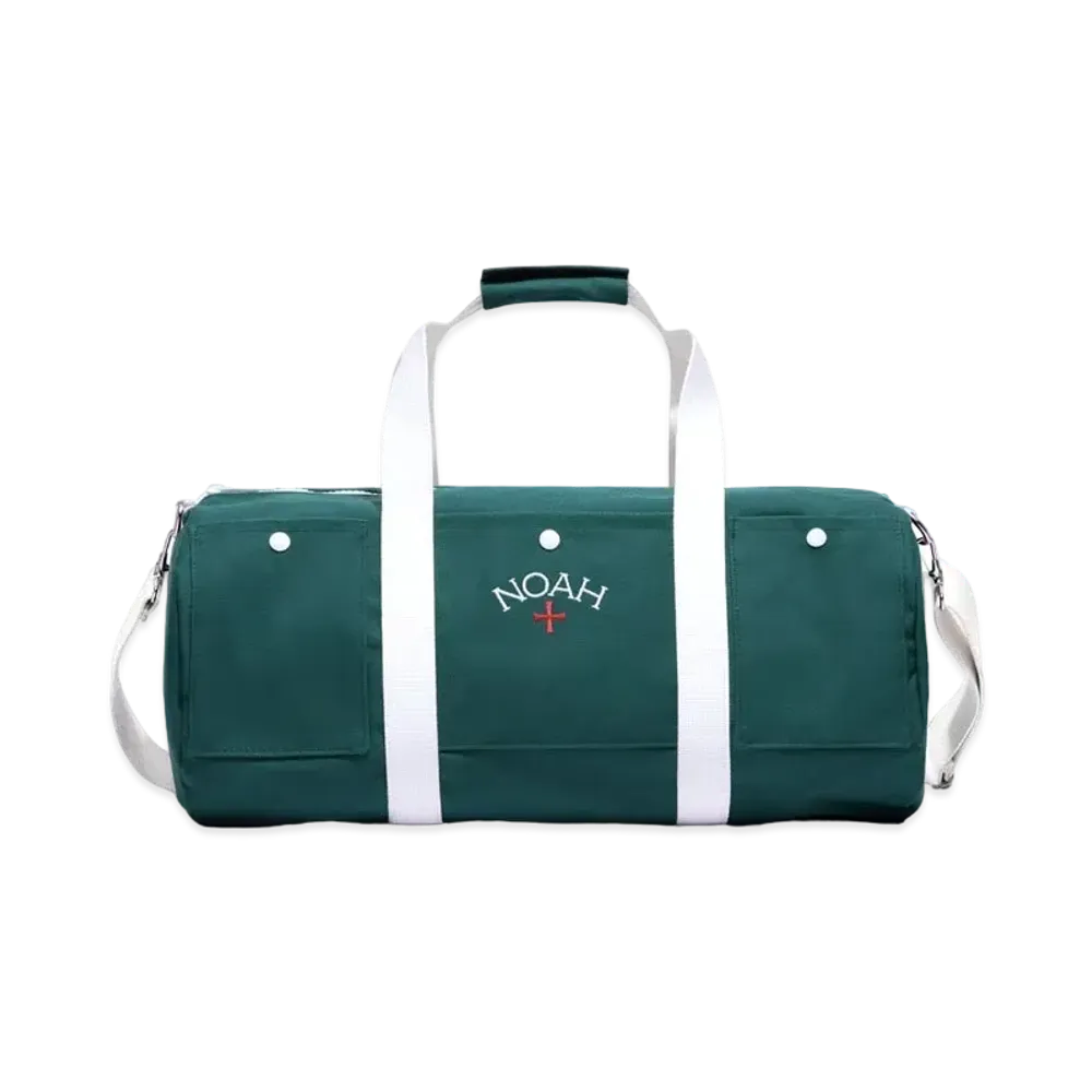Noah Canvas Double Pocket Duffel "Green"