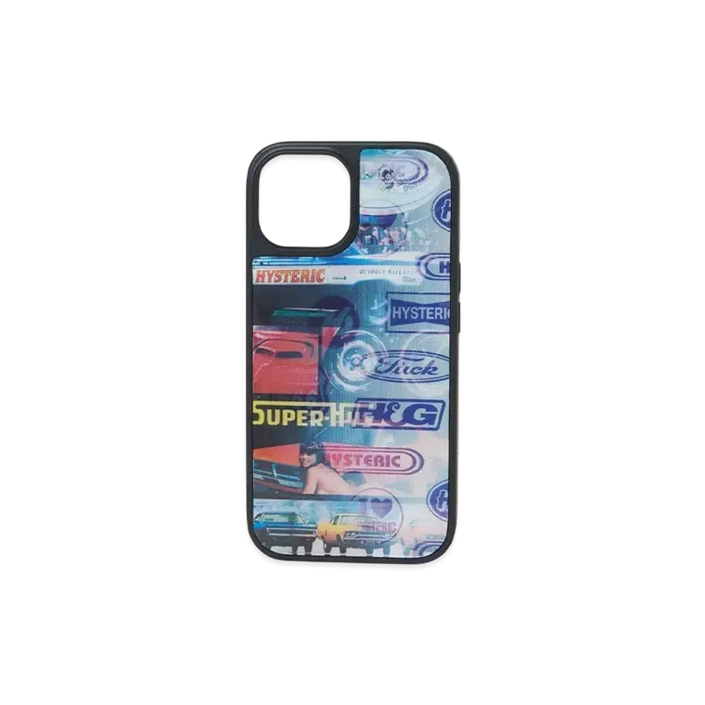 HYSTERIC GLAMOUR Super-Hys Pattern Iphone Cover "Multi"