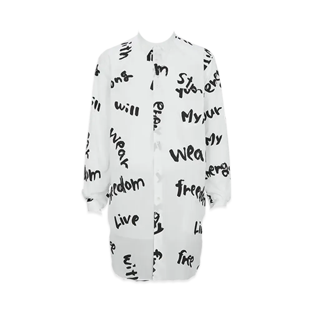 COMME des GARCONS HOMME PLUS Word Shirt "White"